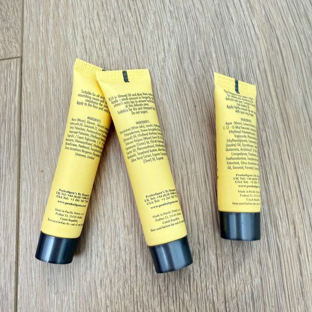 Penhaligons London Skincare Set Moisturiser Lip Balm Eye Cream Travel Size 3pc